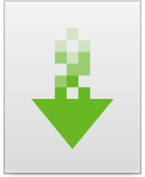 application x partial download icon