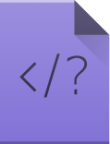 application x php icon