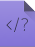 application x php icon