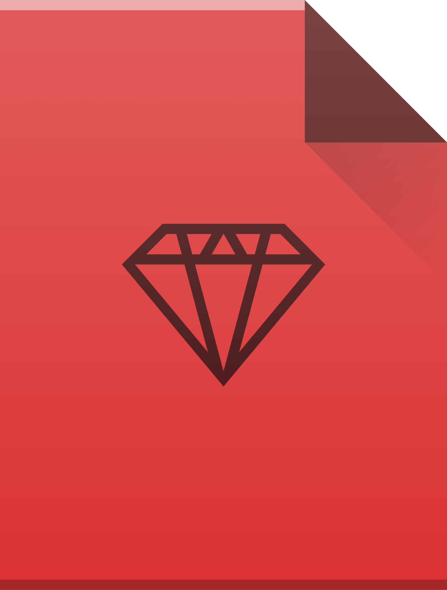 application x ruby icon