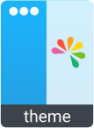 application x theme icon
