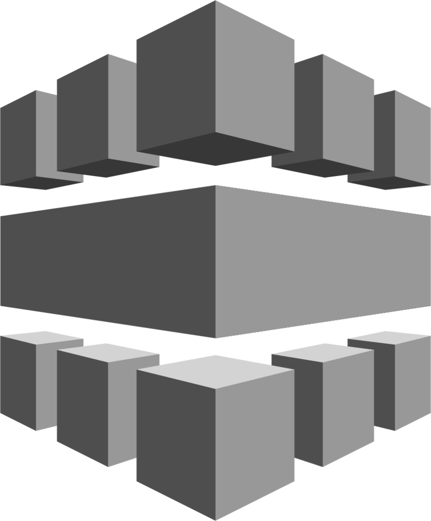 Application Services Amazon Elastic Transcoder (grayscale) icon