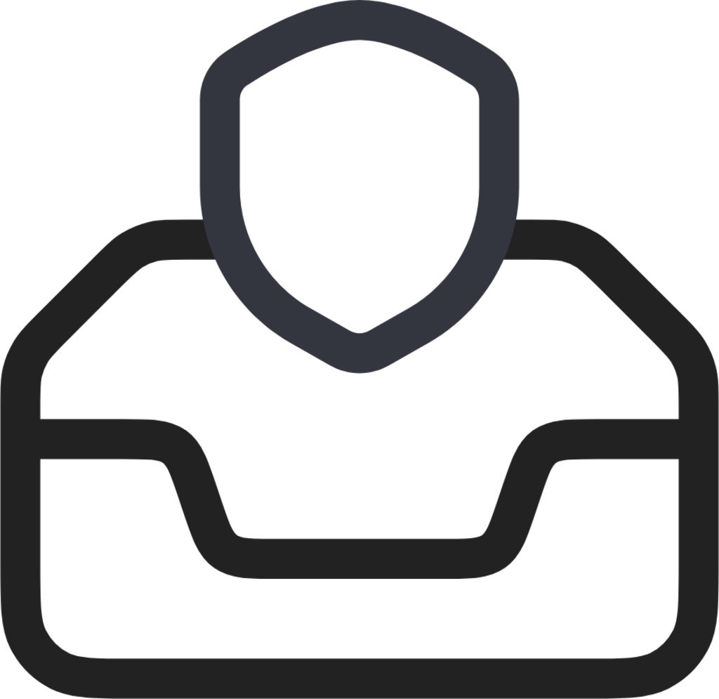 archive alt small secure light icon