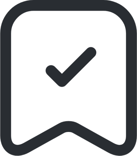 archive tick icon