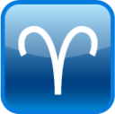 Aries (square) emoji