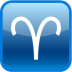 Aries (square) emoji