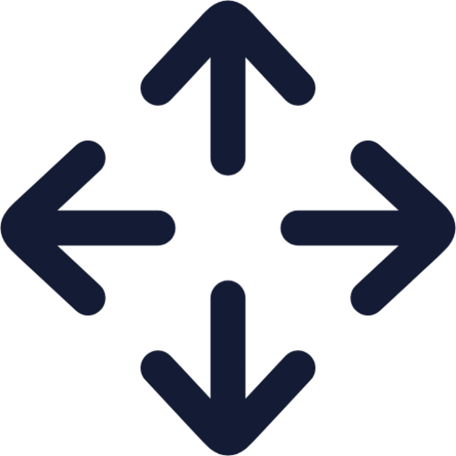 arrow all direction icon
