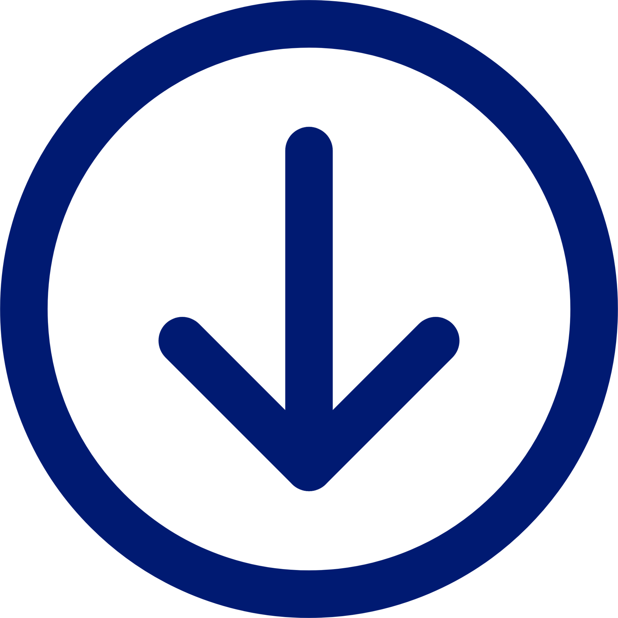 arrow circle down icon