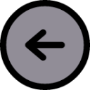 arrow circle left icon