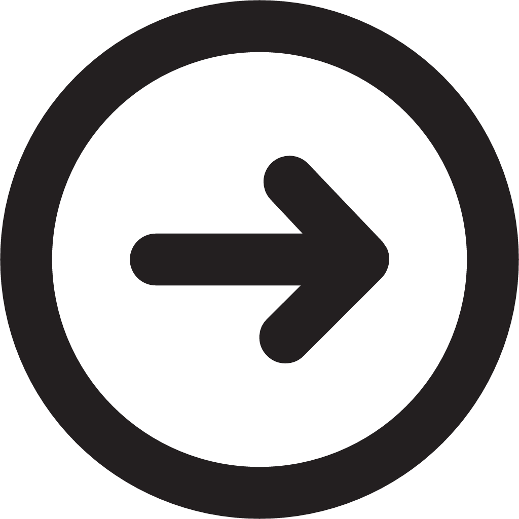 arrow circle right outline icon