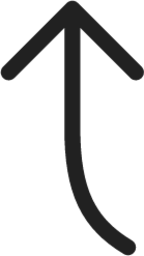 Arrow Curve Up Left icon