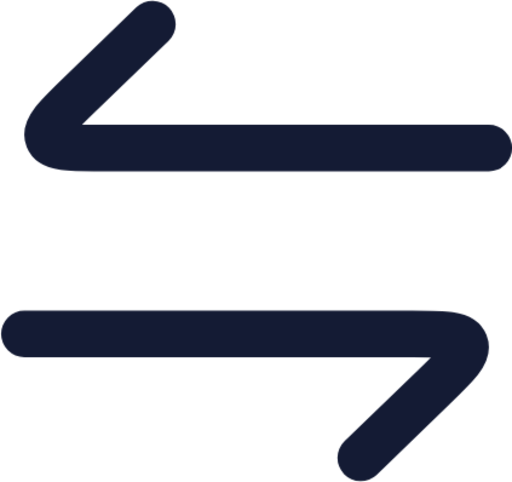 arrow data transfer horizontal icon