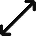 arrow diagonal icon