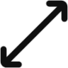 arrow diagonal icon