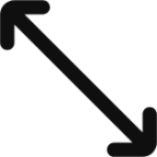 arrow diagonal opp icon