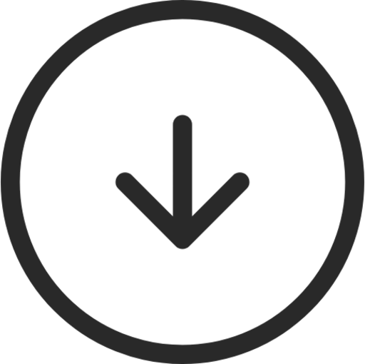 arrow down 5 circle icon