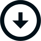 arrow down circle line icon