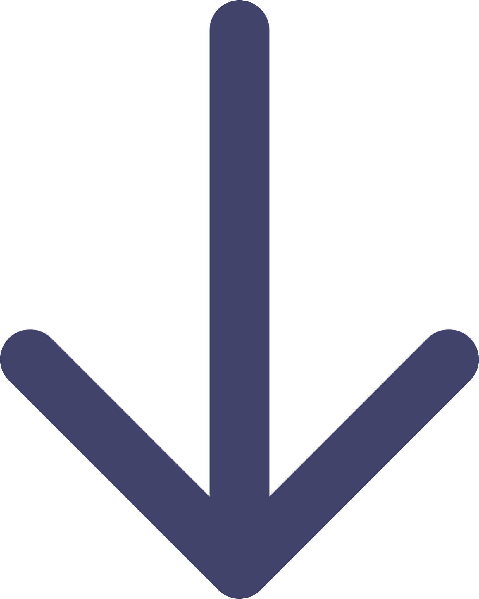 blue arrow icon down