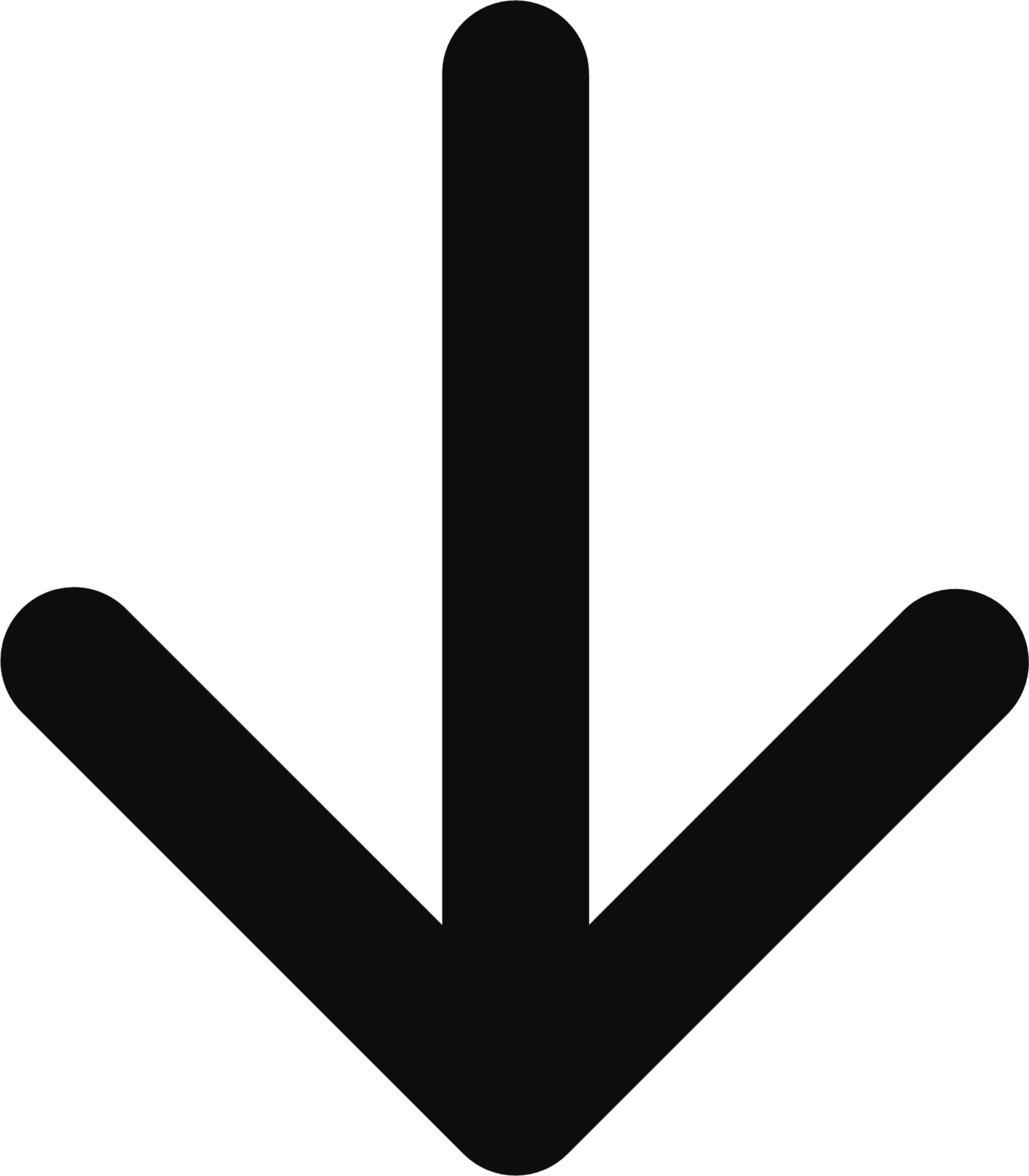 arrow down icon