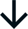arrow down line icon