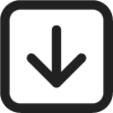 Arrow Down Square icon