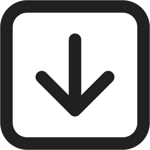 Arrow Down Square icon