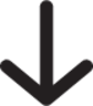 arrow downward outline icon