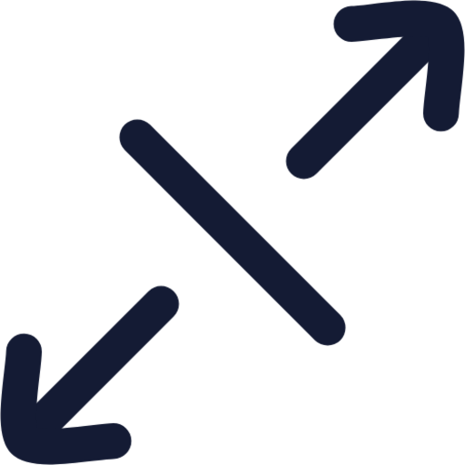 arrow expand diagonal icon