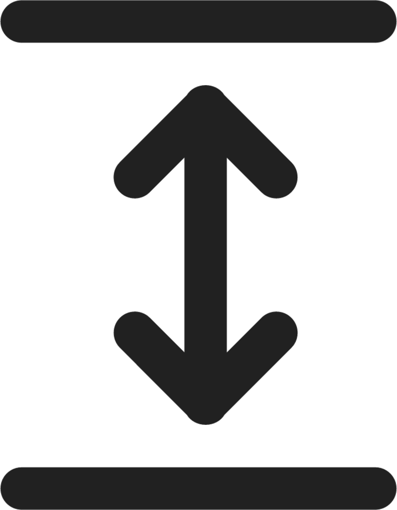 Arrow Fit Height icon