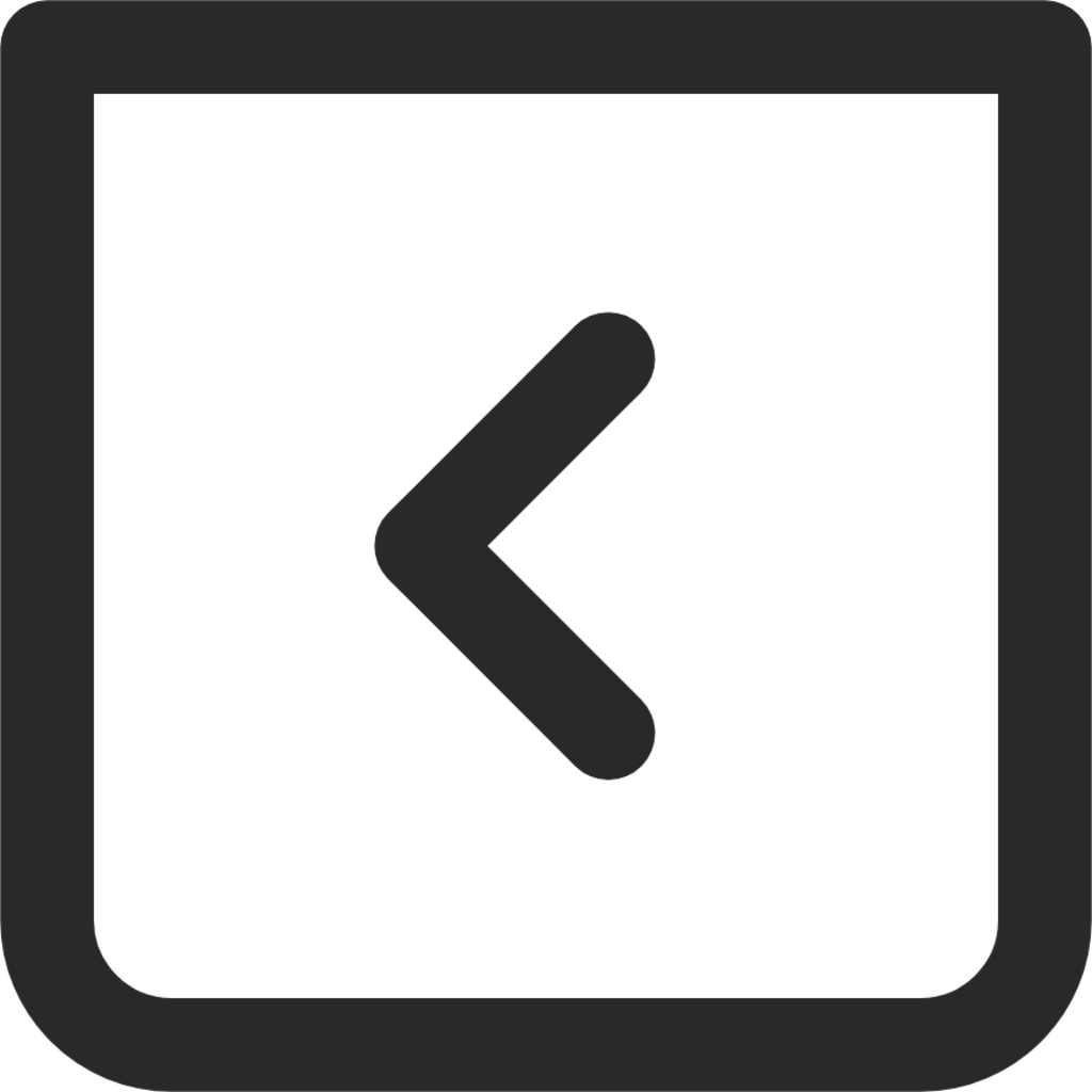 arrow left 4 square icon