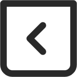 arrow left 4 square icon