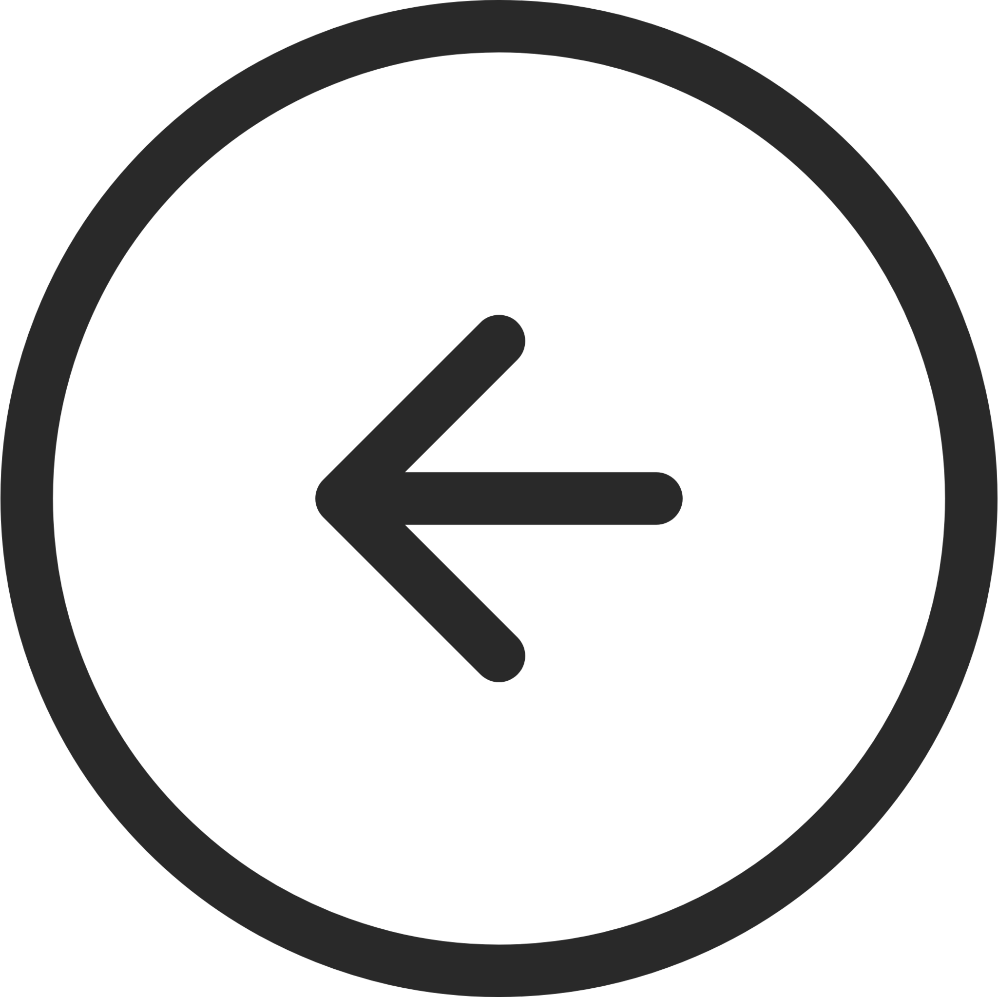 arrow left 5 circle icon
