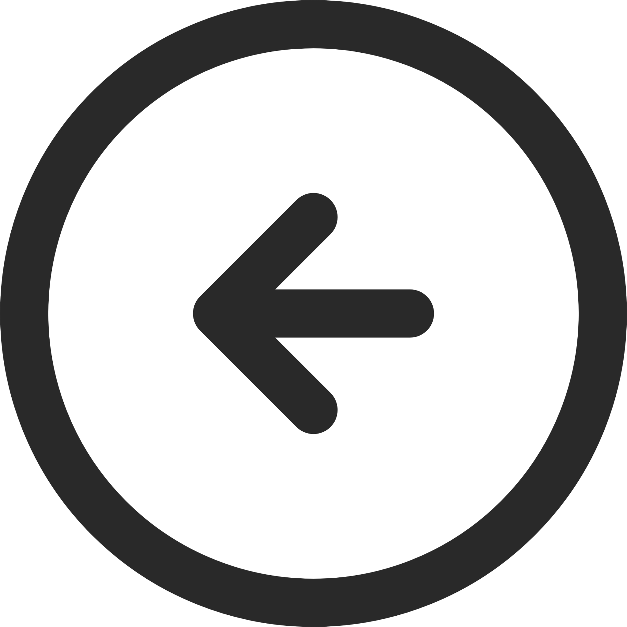 arrow left 5 circle icon