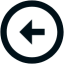 arrow left circle line icon