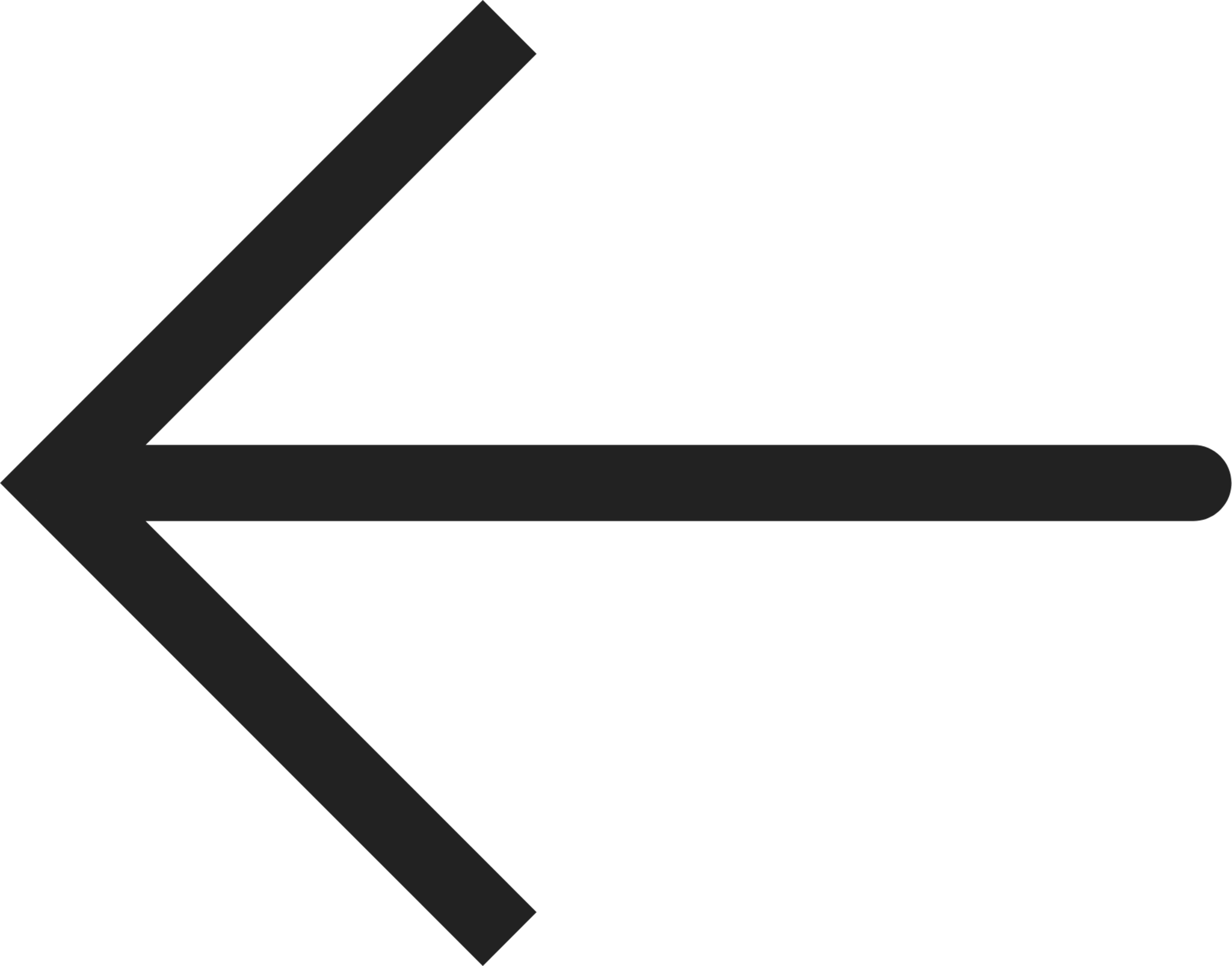 Arrow left light icon