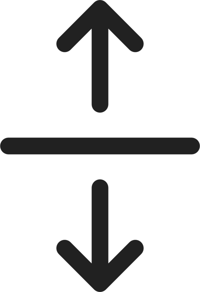 Arrow Maximize Vertical icon