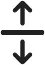 Arrow Maximize Vertical icon