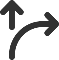 arrow ramp right icon