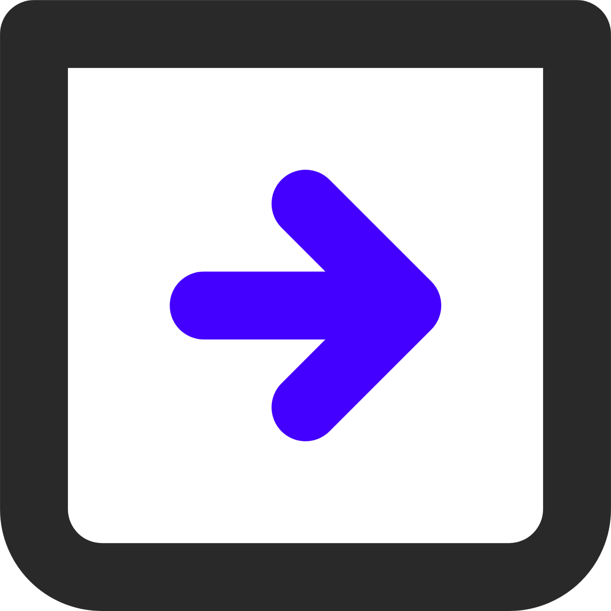 arrow right 3 square icon