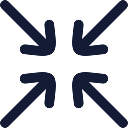 arrow shrink icon