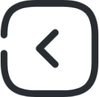 arrow square left icon