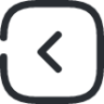 arrow square left icon