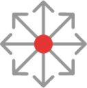 arrow star icon