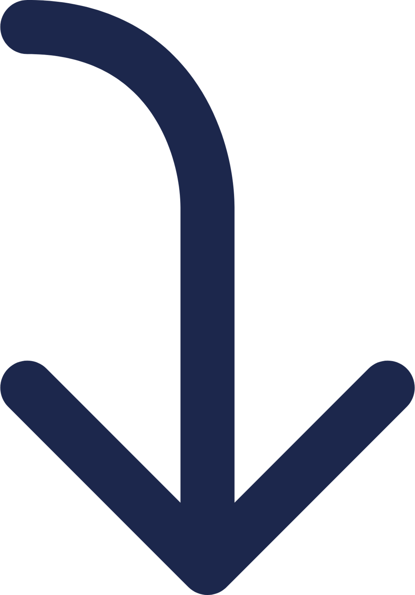 Arrow To Down Left icon