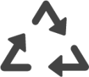 arrow triangle recycle icon