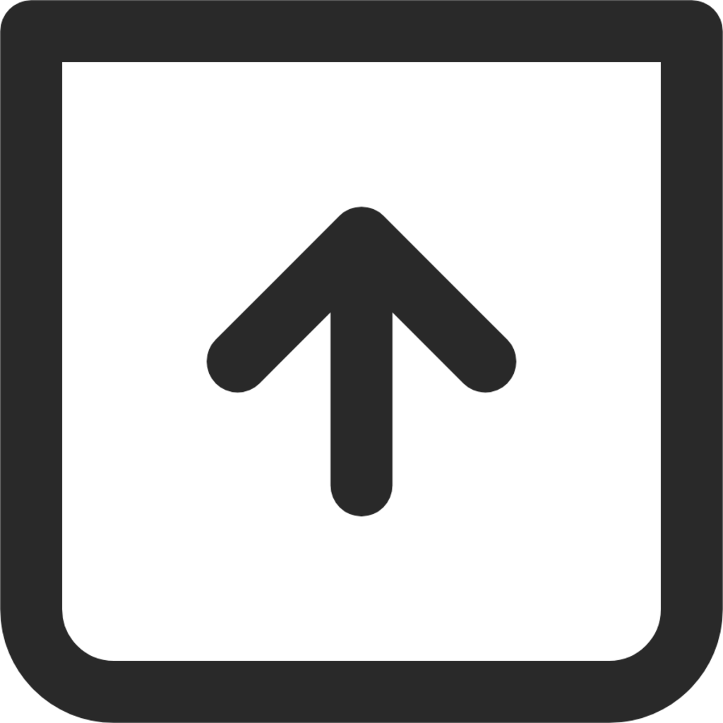 arrow up 3 square icon