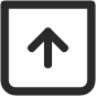 arrow up 3 square icon