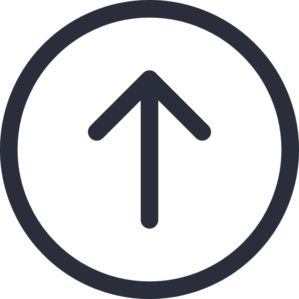 arrow up circle icon