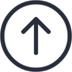 arrow up circle icon