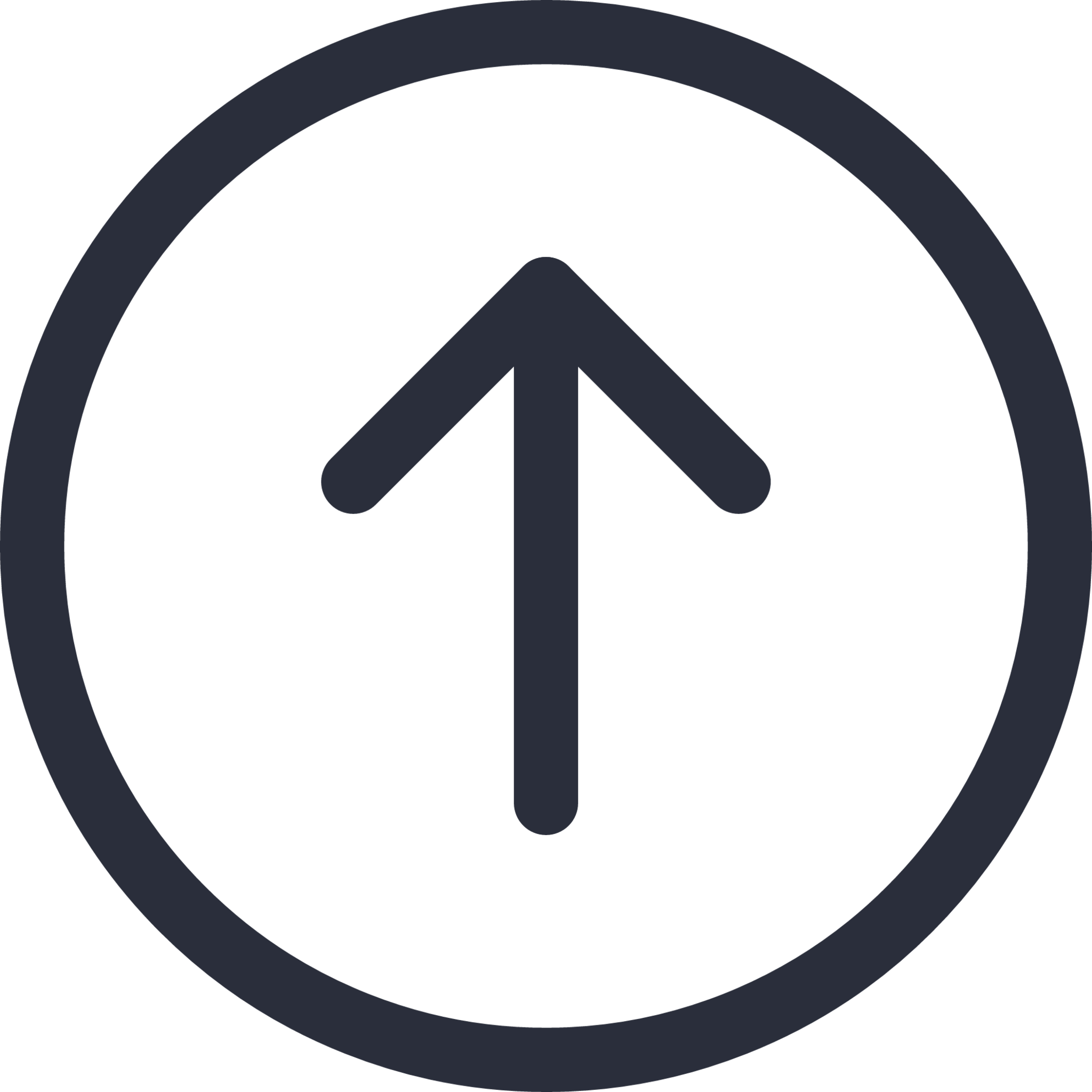 arrow up circle icon